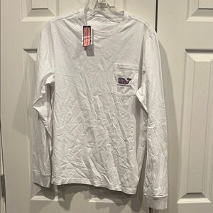 NWT-Vineyard Vines BoysClassic White Long Sleeve Tee